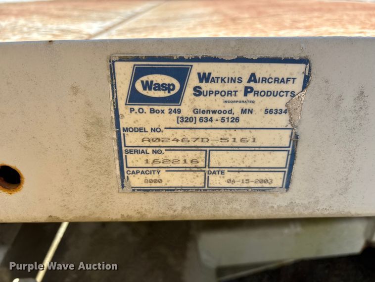 image for item EF1287 WASP luggage trailers