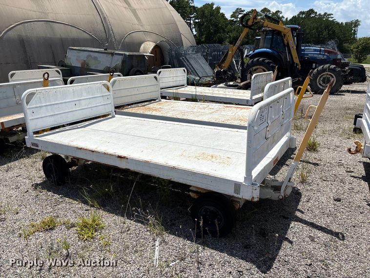 (3) 2007 Wasp A02467D-5161 luggage trailers