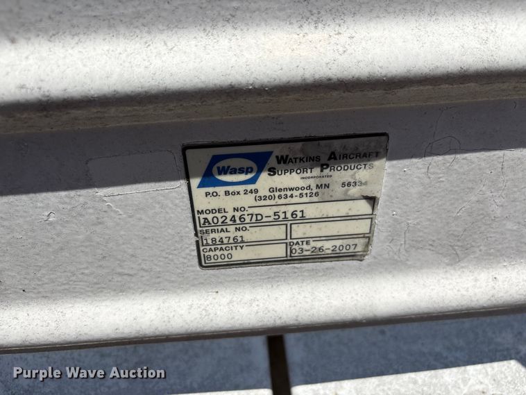 image for item EF1289 WASP (4) 2007 Wasp A02467D-5161 luggage trailers