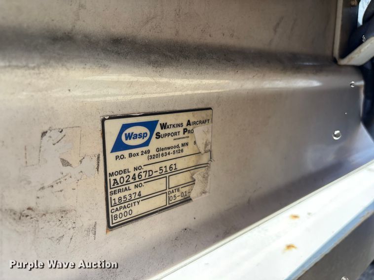 image for item EF1289 WASP (4) 2007 Wasp A02467D-5161 luggage trailers