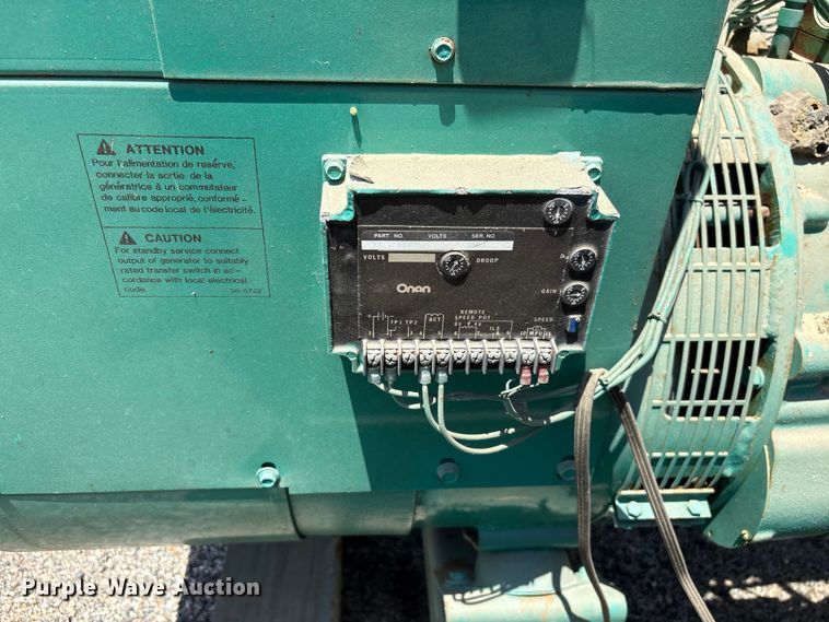 image for item EF1292 1973 Onan GenSet 35EK generator