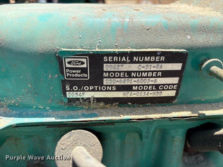 image for item EF1292 1973 Onan GenSet 35EK generator