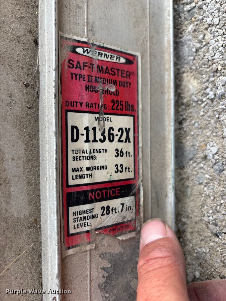 image for item EO4416 Werner Saf-T-Master D-1136-2X ladder