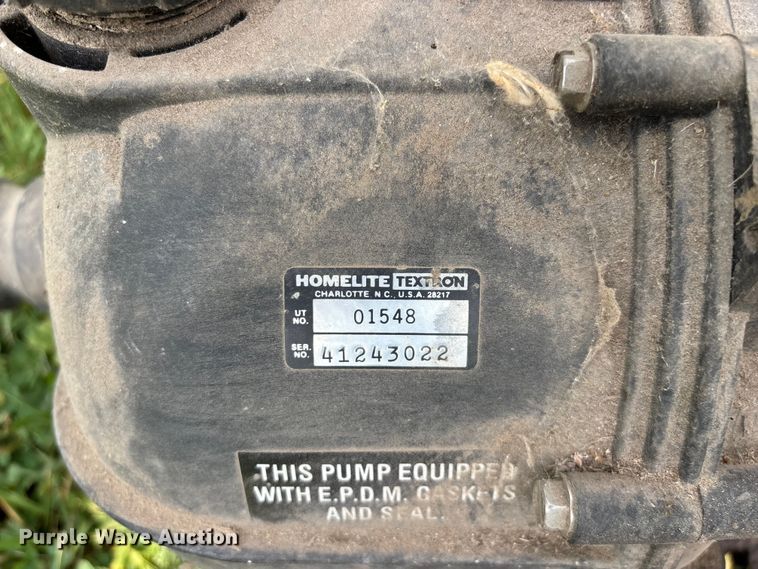 image for item EO4419 Homelite AP215 trash pump