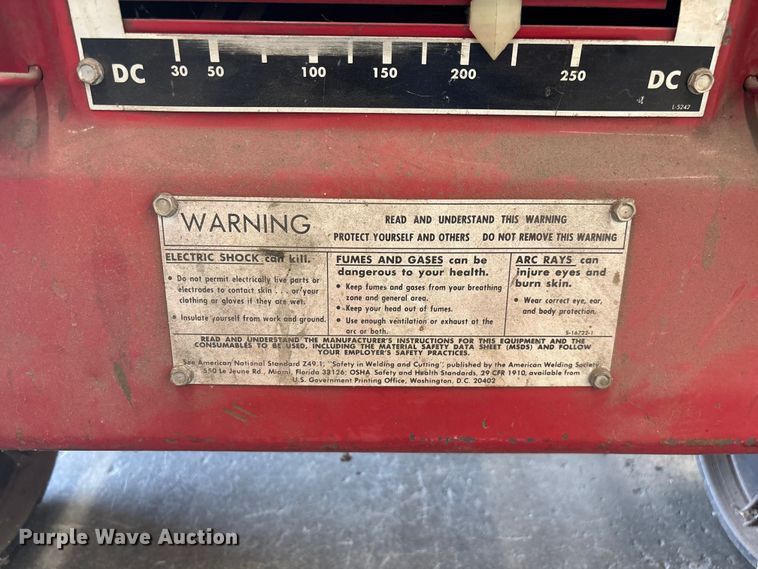 image for item EO4428 Lincoln Arc Welder Idealarc 250-250 welder