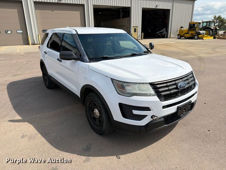 image for item ER1896 2016 Ford Explorer Police Interceptor SUV