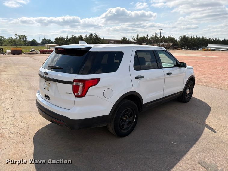 image for item ER1896 2016 Ford Explorer Police Interceptor SUV
