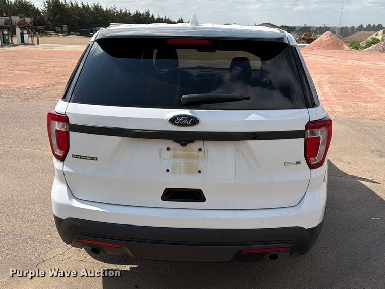 image for item ER1896 2016 Ford Explorer Police Interceptor SUV