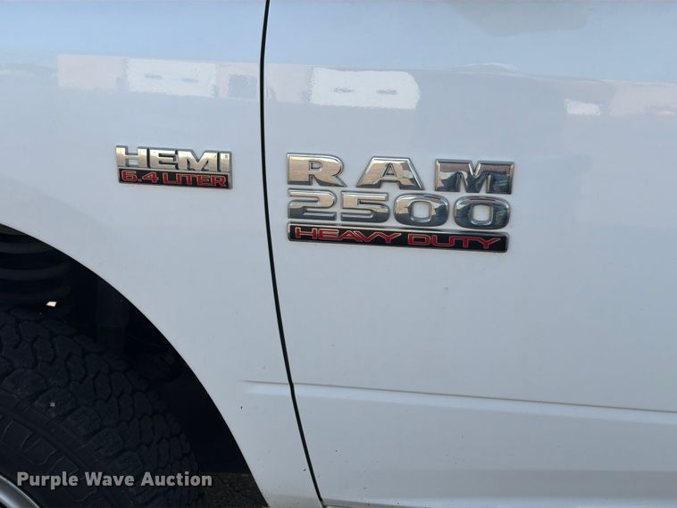 image for item ER1901 2017 RAM 2500 Crew Cab utility bed pickup truck