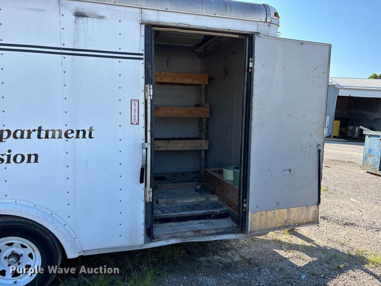 image for item ER3123 1998 Pace American CS714TA2 enclosed cargo trailer