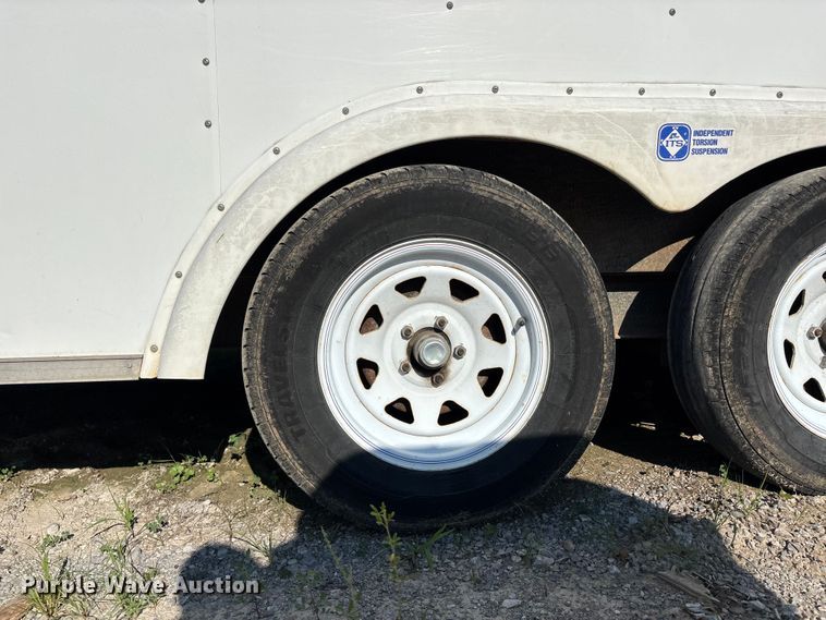 image for item ER3123 1998 Pace American CS714TA2 enclosed cargo trailer