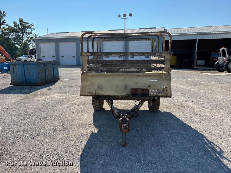 image for item ER3124 1968 Case-Master Body Inc. M101A1 utility trailer