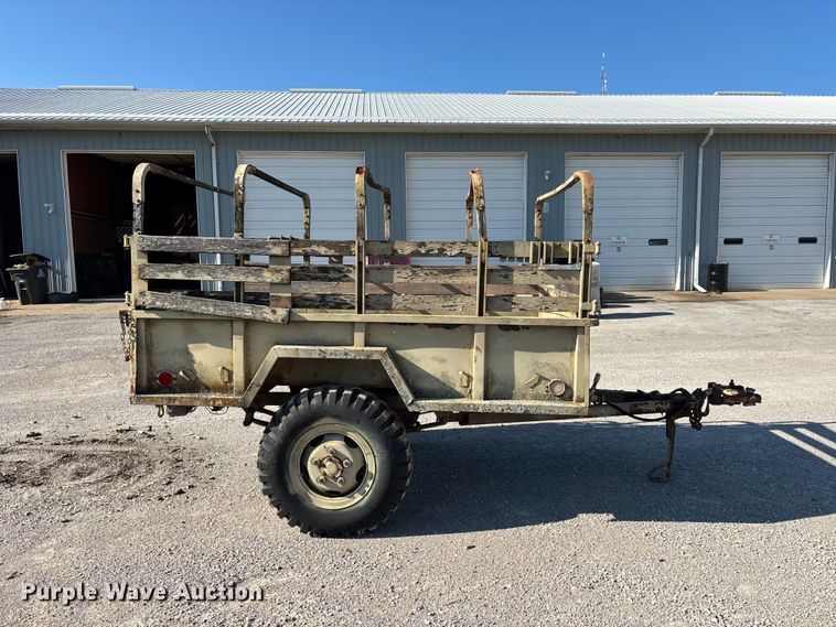 image for item ER3124 1968 Case-Master Body Inc. M101A1 utility trailer