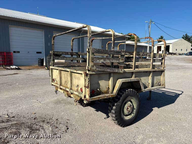 image for item ER3124 1968 Case-Master Body Inc. M101A1 utility trailer