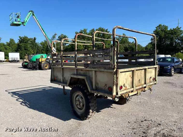 image for item ER3124 1968 Case-Master Body Inc. M101A1 utility trailer