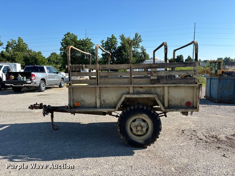 image for item ER3124 1968 Case-Master Body Inc. M101A1 utility trailer