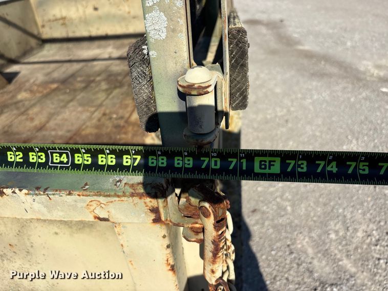 image for item ER3124 1968 Case-Master Body Inc. M101A1 utility trailer