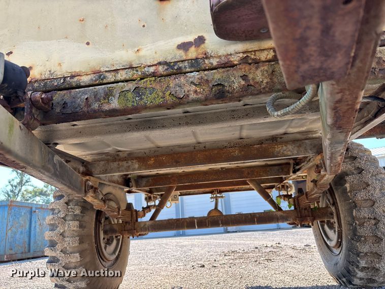 image for item ER3124 1968 Case-Master Body Inc. M101A1 utility trailer