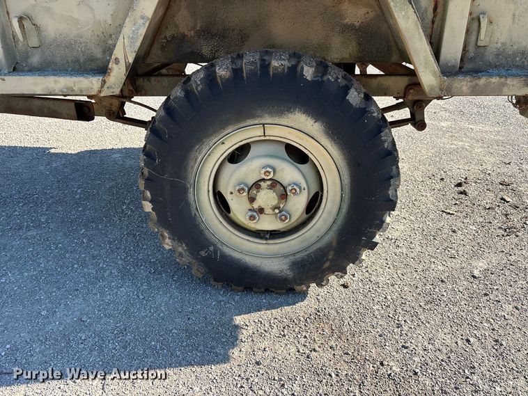 image for item ER3124 1968 Case-Master Body Inc. M101A1 utility trailer