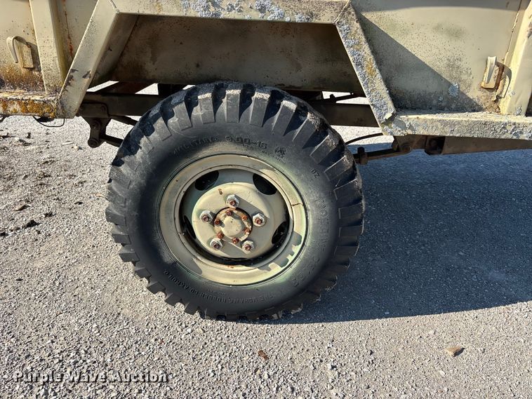 image for item ER3124 1968 Case-Master Body Inc. M101A1 utility trailer