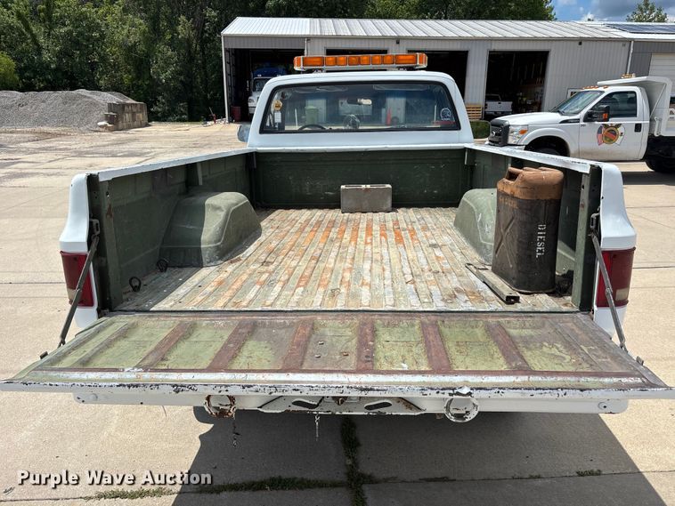 image for item ER3143 1986 Chevrolet D30 Military Postal Unit pickup truck