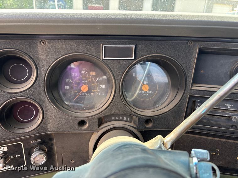 image for item ER3143 1986 Chevrolet D30 Military Postal Unit pickup truck