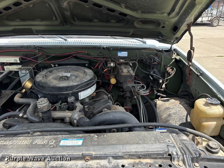 image for item ER3143 1986 Chevrolet D30 Military Postal Unit pickup truck