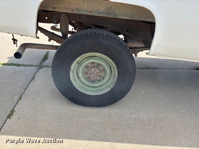 image for item ER3143 1986 Chevrolet D30 Military Postal Unit pickup truck