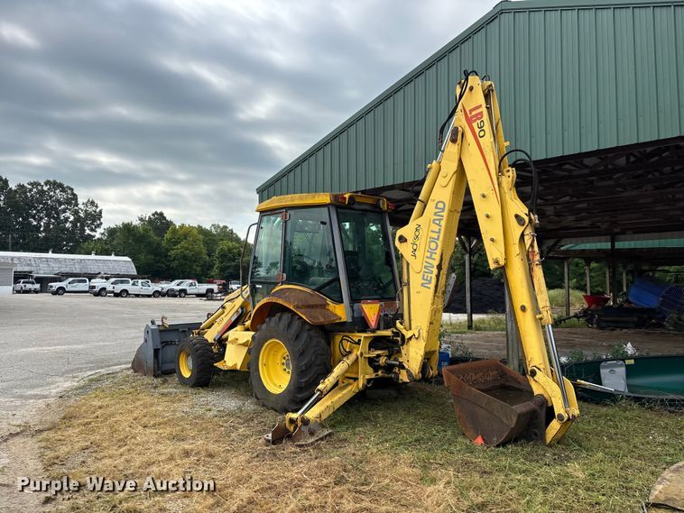 image for item ER3175 2001 New Holland LB90 backhoe
