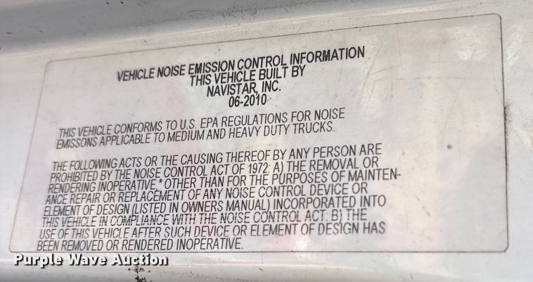 image for item ES8600 2011 International 4400 dump truck