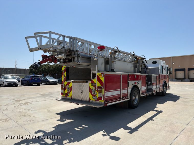 image for item ET4108 2011 Sutphen SL75 ladder fire truck