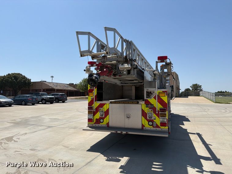 image for item ET4108 2011 Sutphen SL75 ladder fire truck