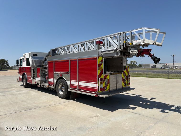image for item ET4108 2011 Sutphen SL75 ladder fire truck