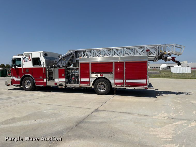 image for item ET4108 2011 Sutphen SL75 ladder fire truck