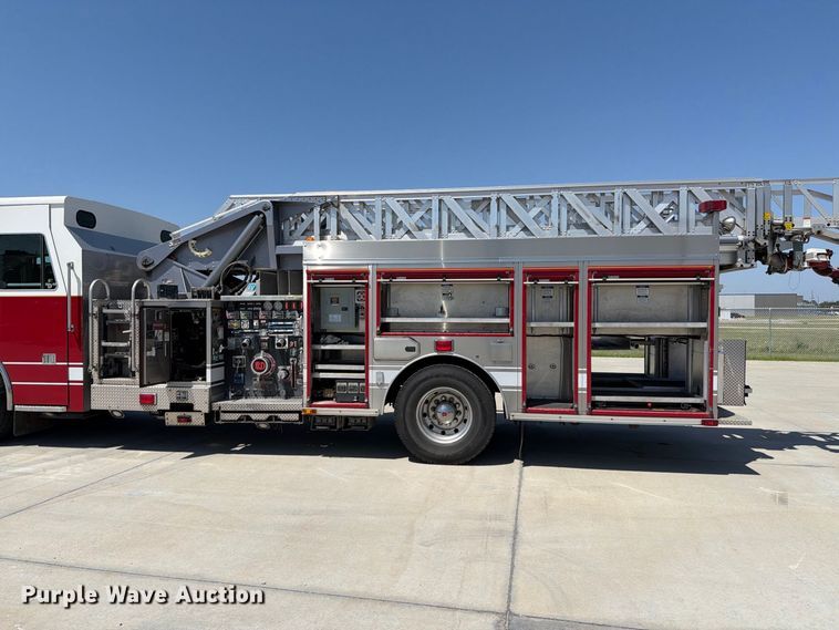 image for item ET4108 2011 Sutphen SL75 ladder fire truck