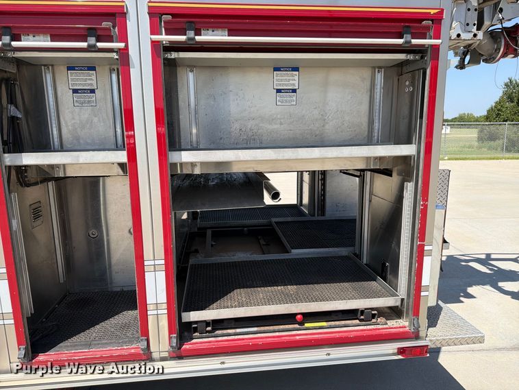 image for item ET4108 2011 Sutphen SL75 ladder fire truck