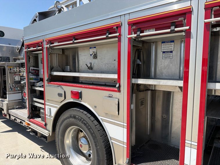 image for item ET4108 2011 Sutphen SL75 ladder fire truck