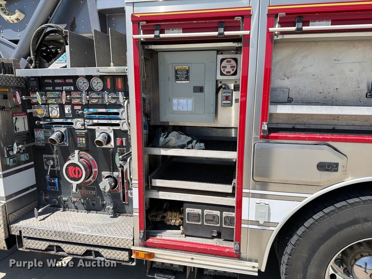 image for item ET4108 2011 Sutphen SL75 ladder fire truck