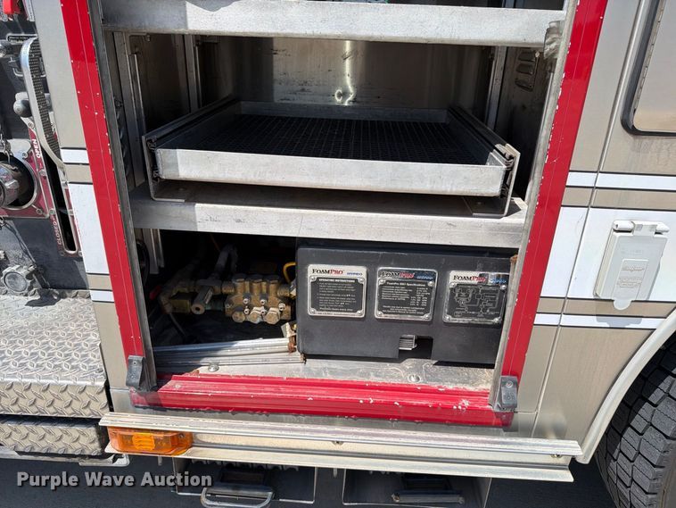 image for item ET4108 2011 Sutphen SL75 ladder fire truck