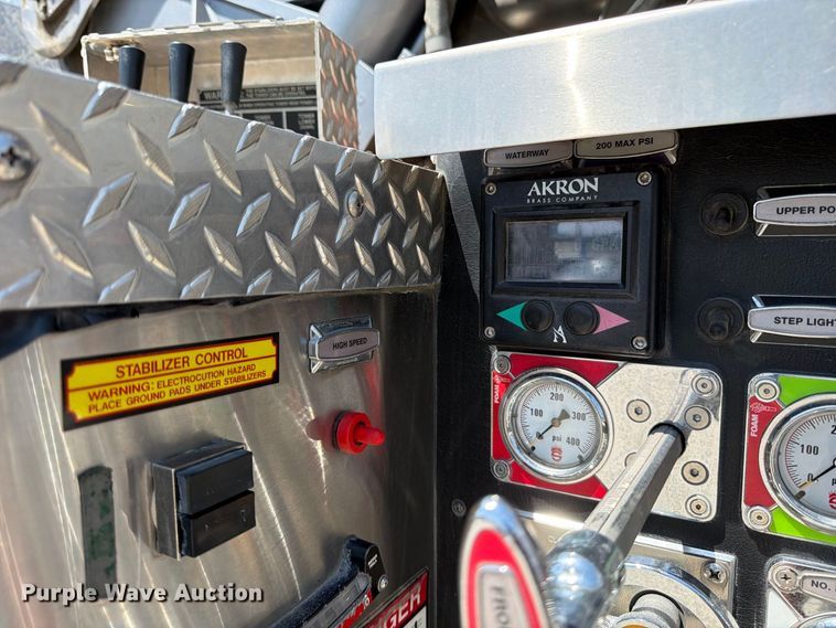 image for item ET4108 2011 Sutphen SL75 ladder fire truck