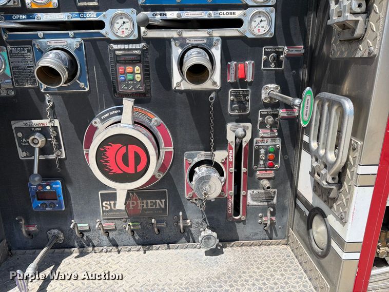 image for item ET4108 2011 Sutphen SL75 ladder fire truck