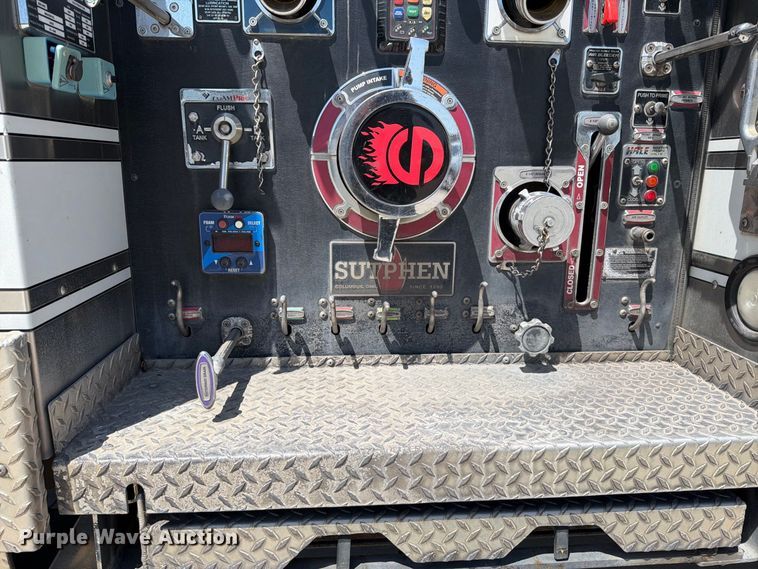 image for item ET4108 2011 Sutphen SL75 ladder fire truck