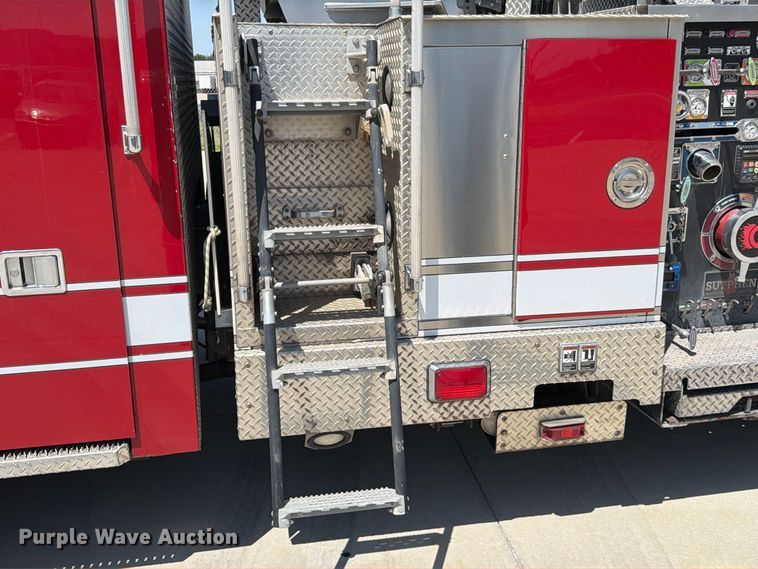 image for item ET4108 2011 Sutphen SL75 ladder fire truck