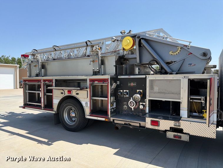 image for item ET4108 2011 Sutphen SL75 ladder fire truck