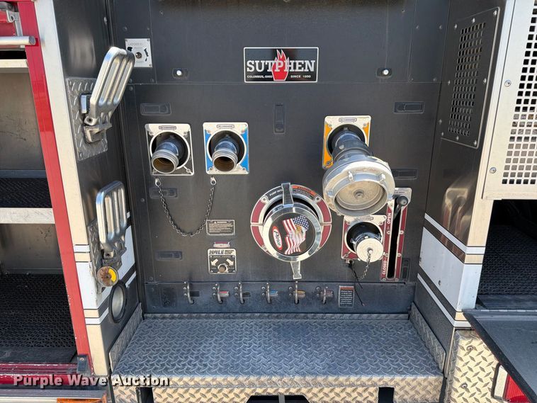 image for item ET4108 2011 Sutphen SL75 ladder fire truck