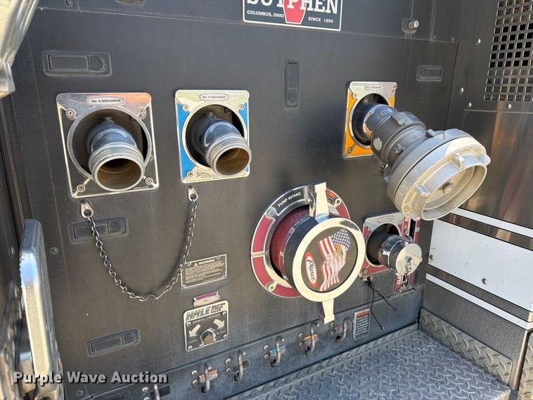 image for item ET4108 2011 Sutphen SL75 ladder fire truck