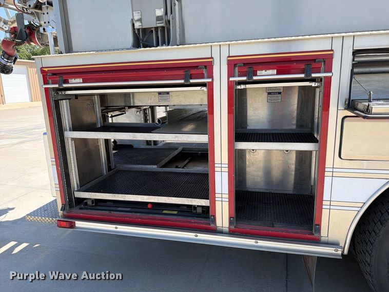 image for item ET4108 2011 Sutphen SL75 ladder fire truck