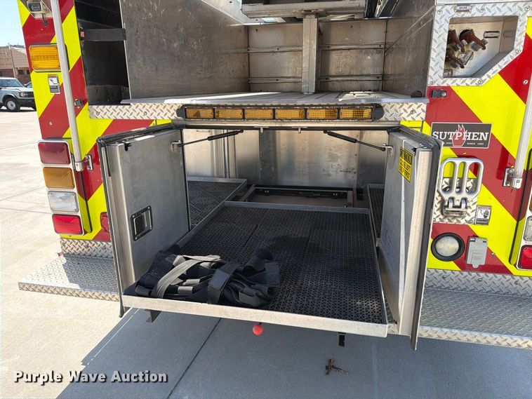 image for item ET4108 2011 Sutphen SL75 ladder fire truck