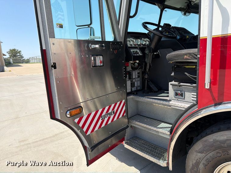 image for item ET4108 2011 Sutphen SL75 ladder fire truck