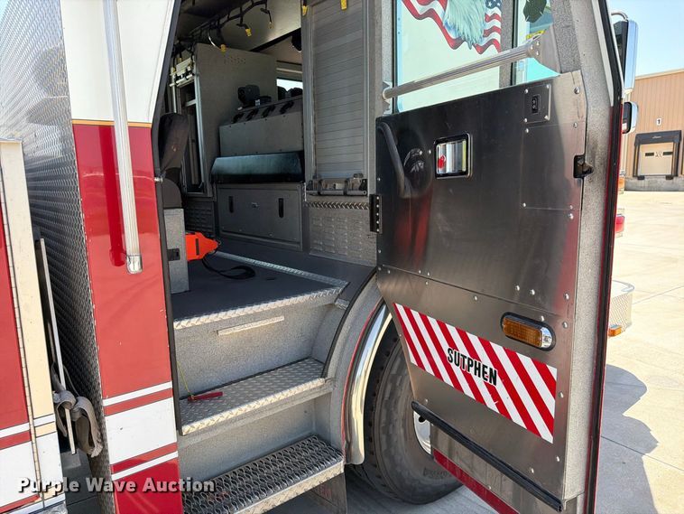 image for item ET4108 2011 Sutphen SL75 ladder fire truck